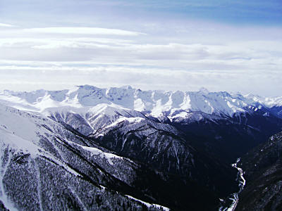 Хребет Морг-Сырты, участок гора Морг-Сырты - гора Красная