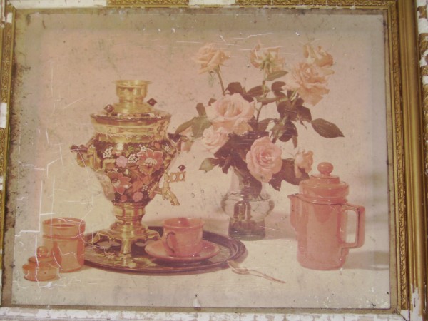 Картина в лесном ските