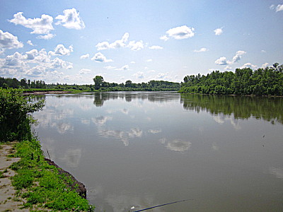 Река Чулым у старых Бирилюсс