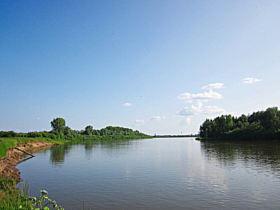 На реке Чулым у старых Бирилюсс