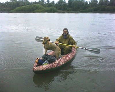 Старт сплава по Чулыму от Верх. Чулымского