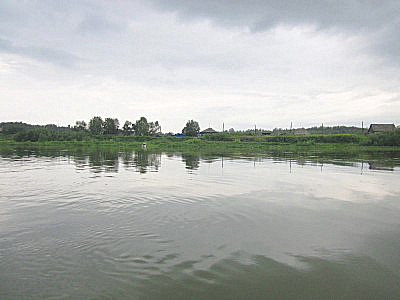 Деревня Макарова на реке Чулым