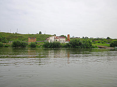 Водозабор на реке Чулым у сельского Боготола