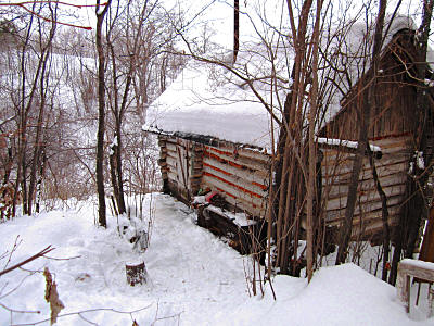Баня в урочище Гусиха на Волге