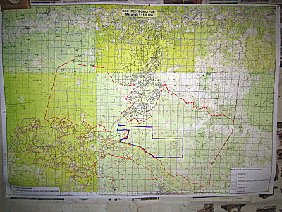 Территория ООО Леспромстрой в посёлке Сплавной на карте