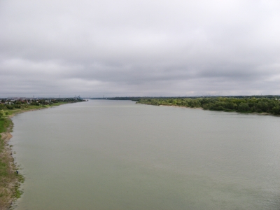 река Иртышь у Омска