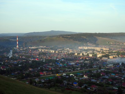 город Сим ранним утром