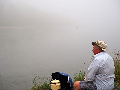Юра Яббаров над рекой Чулым