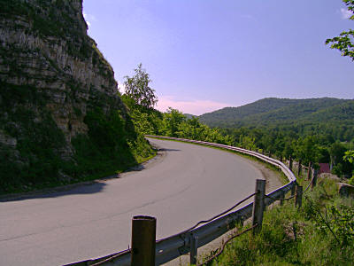 Серпантин у Бахиловой Поляны, Самарская Лука