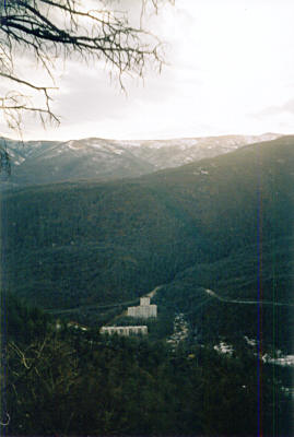 Буково, серпантин на гору, на телескопы