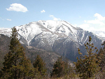 Гора Пастухова, вид от ВНП САО