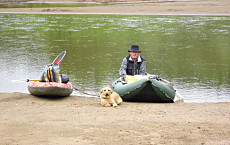 round-the-world - kayaking river Chulym in Siberia