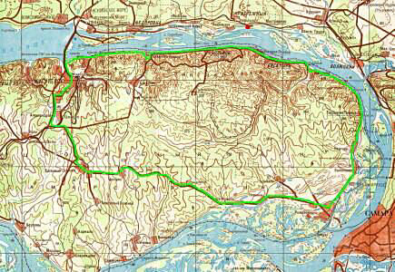 Кругосветка на карте Самарской Луки